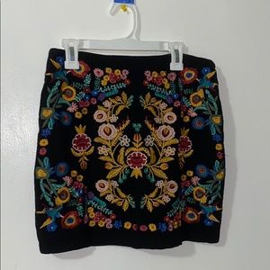 Embroidered Skirt